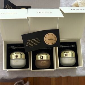 D'OR24K Gold Face Serum Set - White, Brown, Gold